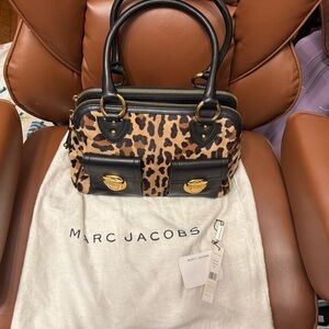 Marc Jacobs Blake Satchel in Leopard Print Calf Hair